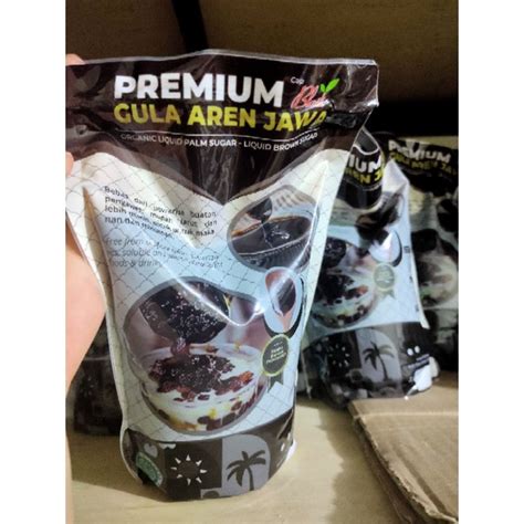 Jual Gula Aren Jawa Cair Premium Browm Sugar Liquid Shopee Indonesia