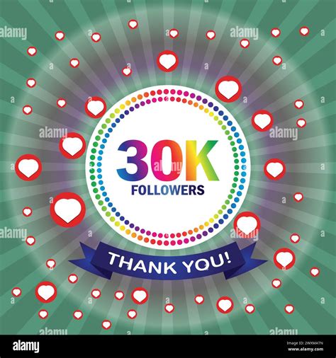 30k Followers Stock Vector Images Alamy