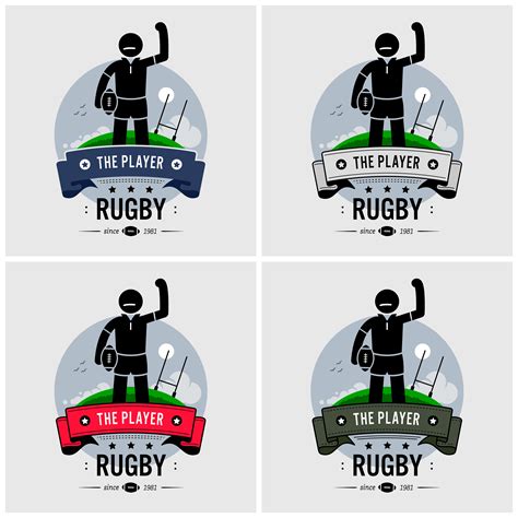 Rugby club logo design. 341996 Vector Art at Vecteezy