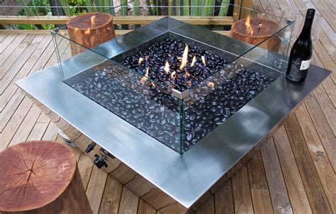 Gas Stainless Steel Fire Pits Southern Stainless