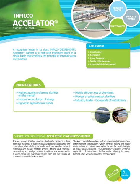 Accelator Infilco Pdf Sewage Treatment Chemical Engineering