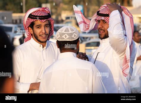 Buraydah, Saudi Arabia, 4th August 2023: soudi camels and men at a camel market Stock Photo - Alamy