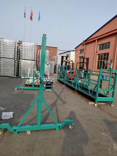 Zlp Paint Galvanized Electric Gondola Scaffolding System Frame