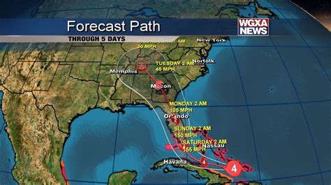 Hurricane Irma S Track Has Shifted West With Middle Georgia In Its Path