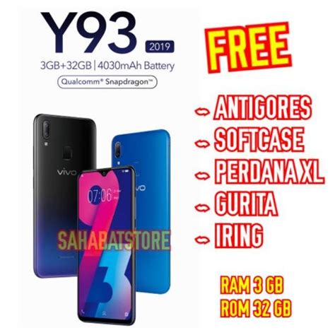 Jual Vivo Y Gb Garansi Resmi Vivo Indonesia Setahun Shopee