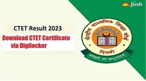 Ctet Certificate 2023 How To Download Ctet Certificate From Digilocker