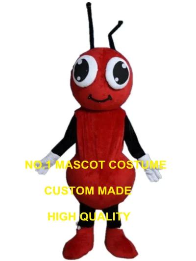 Red Flying Ant Mascot Costume Custom Cartoon Character Cosplay Adult