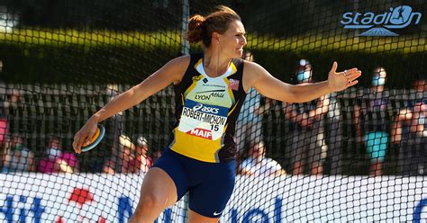 Melina Robert Michon Lancer De Disque Athletisme Jeux Olympiques