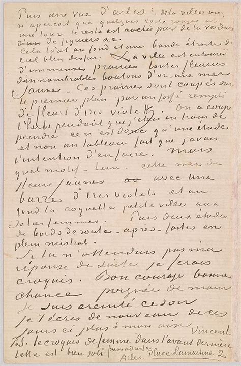 Letter 5, page 4 | Vincent van Gogh's Letters to Émile Bernard | The ...