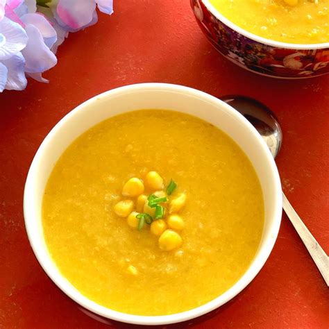 Vegan Sweet Corn Soup Cook With Renu