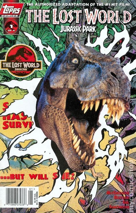 Lost World Jurassic Park 1997 Topps Comic Books Comics Jurassic