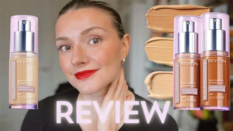 Product Review Revlon Illuminance Skin Caring Foundation Demo And Wear Test Cristina Maria