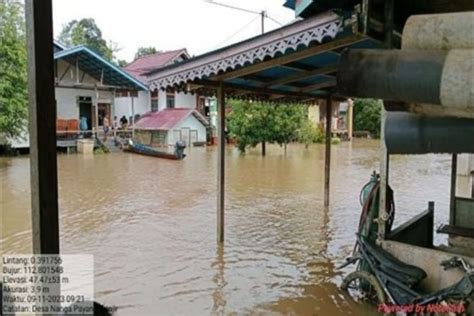 Bnpb Banjir Rendam Rumah Warga Kabupaten Kapuas Hulu Kalbar