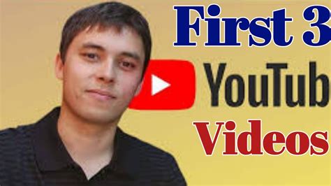 First 3 Video On Youtube In The World First Uploaded Video Ever Me