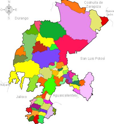 Zacatecas Mapa Estado Hot Sex Picture