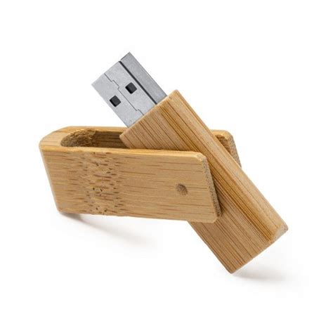 Cl Usb En Bambou Personnalis E