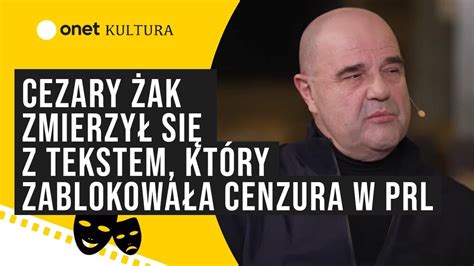 Cezary Żak zmierzył się z tekstem Tyma który zablokowała cenzura w PRL