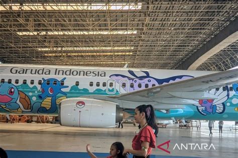 Pesawat Pokemon Dari Garuda Indonesia Resmi Diluncurkan Pada Kamis