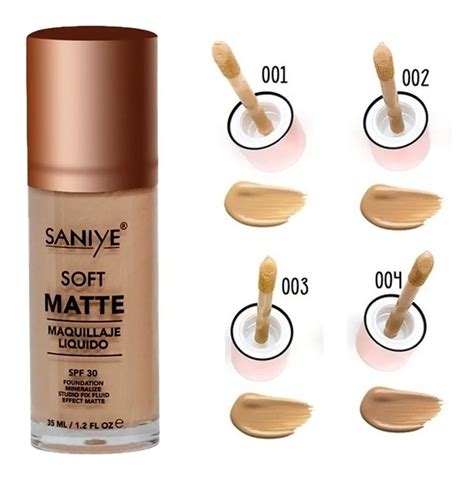 Saniye Base Maquillaje 35ml Matte Con Spf 30 MercadoLibre