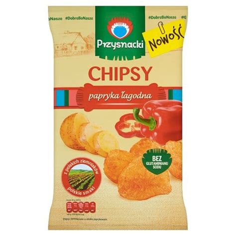 Przysnacki Chipsy Papryka Agodna G Chips Aux Poivrons Doux