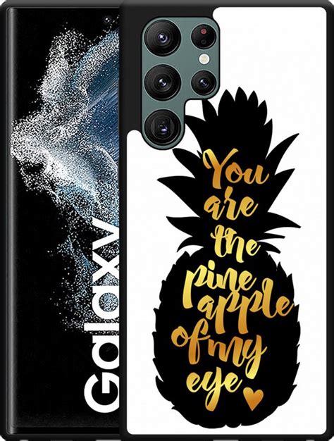 Galaxy S22 Ultra Hardcase Hoesje Big Pineapple Designed By Cazy Bol