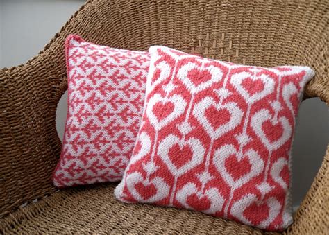 Valentine Cushions Knitting Pattern Folksy