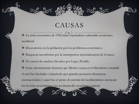 Neoliberalismo Inicio Causas Y Consecuencias