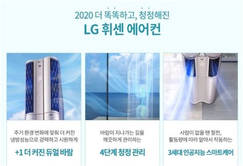 Lg 휘센 20주년 영상 알아서 청정함을 유지해주는 4단계 청정관리 네이버 블로그