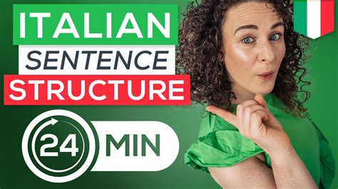 Master Italian Sentence Structure In Just Minutes Free Pdf