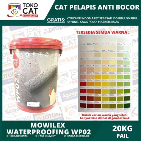 Jual Cat Waterproofing Mowilex Anti Bocor Mowilex Wp Warna Putih