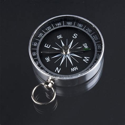 Pocket Mini Camping Hiking Compasses Lightweight Aluminum Outdoor Travel Compass Navigation Wild