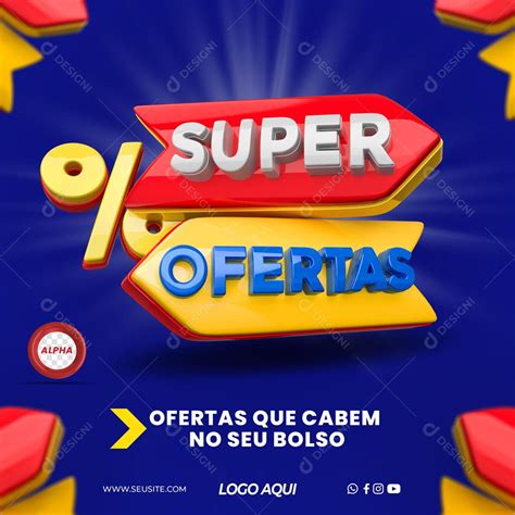 Super Ofertas Selo 3d Para Composição Psd Editável [download] Designi