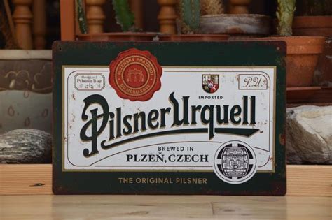 Plechov Cedule Pilsner Urquell Aukro