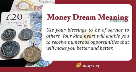 Understanding The Meaning Of Money Dream Interpretation And Symbolism