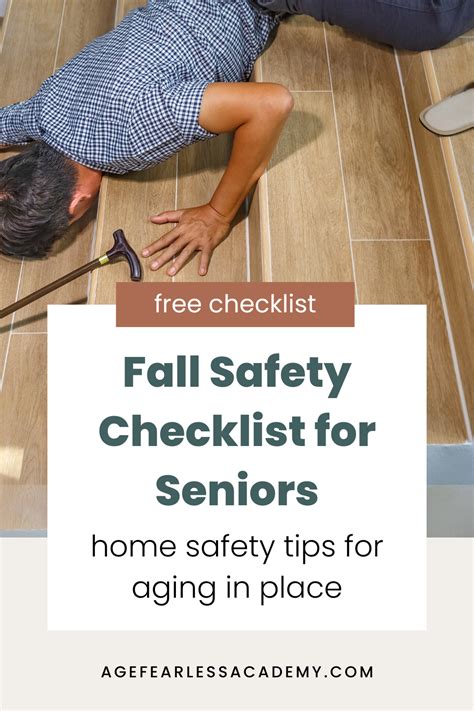 Safe And Sound At Home Fall Safety Checklist And Tips For Seniors Aging In