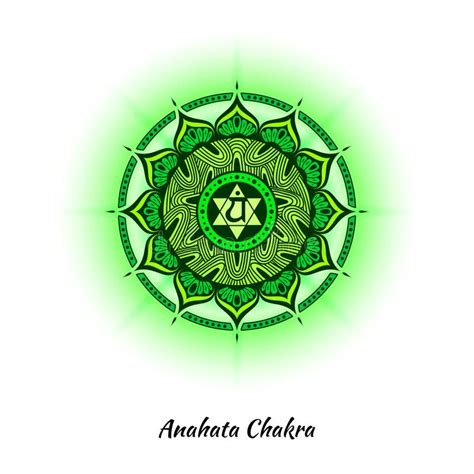 Anahata Chakra Design Stock Vector Illustration Of Mantra 104498397