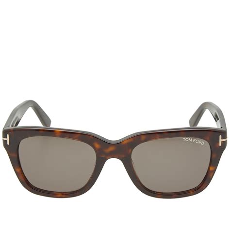 Tom Ford Ft Snowdon Sunglasses Dark Havana Green End Es