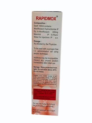 Allopathic Moxifloxacin 400 Mg Infusion at Rs 285/piece in Panchkula ...