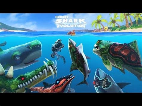 Hungry Shark Evolution Unlocking All Sharks And Upgrading Them To Max