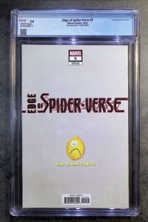 Edge Of Spider Verse 5 2022 Marvel Comics 1st Print Skan Virgin