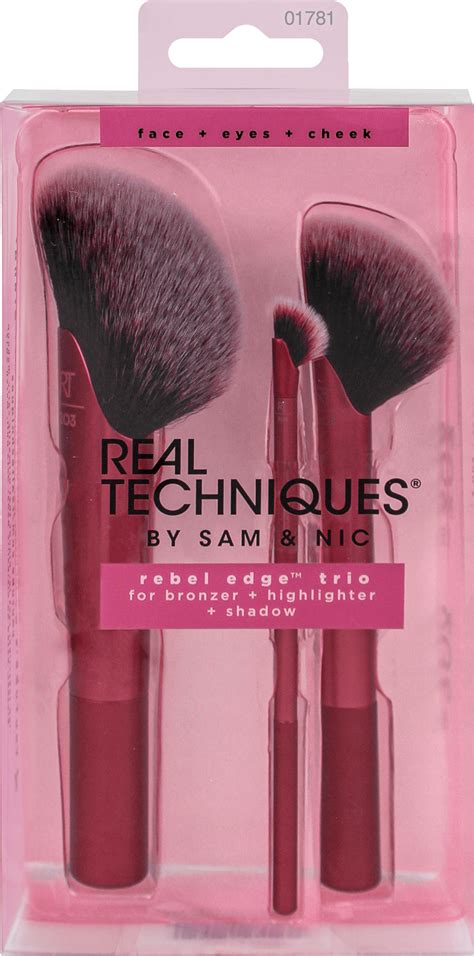 Kit Pinc Is Trio Real Techniques Rebel Edge Beautybox