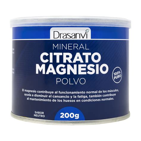 Mineral Citrato Magnesio Polvo G Drasanvi