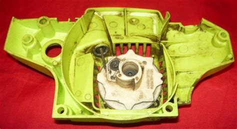 Poulan P3416 Chainsaw Starter Recoil Cover And Pulley Assembly