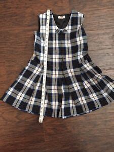 Catholic Girls School Uniform Jumper Pleated Plaid / Halloween costume ...