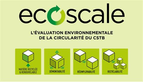 Ecoscale l évaluation environnementale de la circularité du CSTB