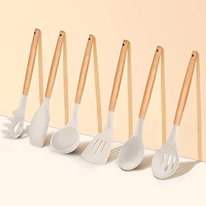 Amazon E Far Cooking Utensils Set Of Silicone Kitchen Utensils