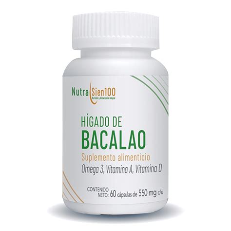 Aceite de Hígado de Bacalao en cápsulas con Vitamina A y D Suplemento