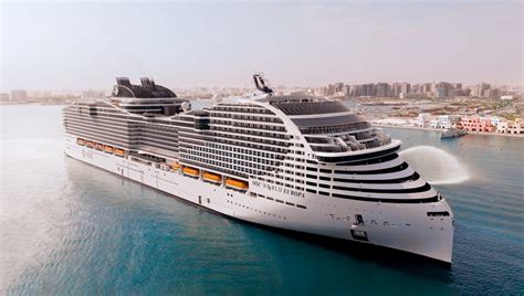 Msc inaugurata a Doha la nave più ecologica del mondo Esordio da