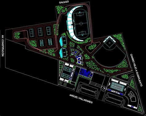 Sport Center Dwg Block For Autocad • Designs Cad