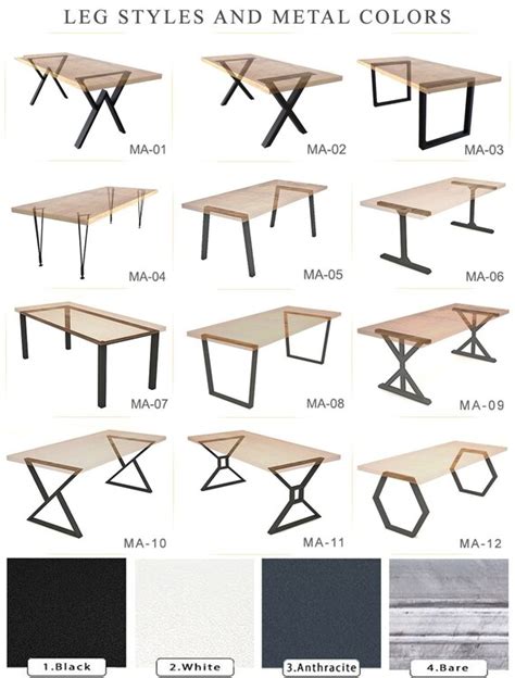 Mozilya Design Dining Table Legs Metal Table Legs Etsy